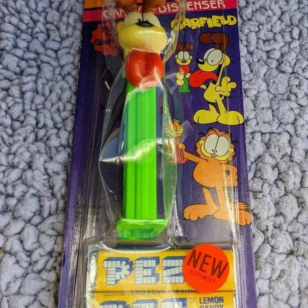Vintage Odie‎ Garfield Pez Dispenser New Sealed